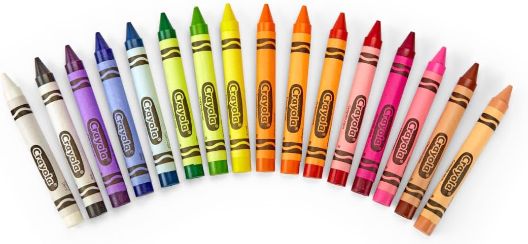 Crayola Large Crayons, Classic Colors, 16 Count