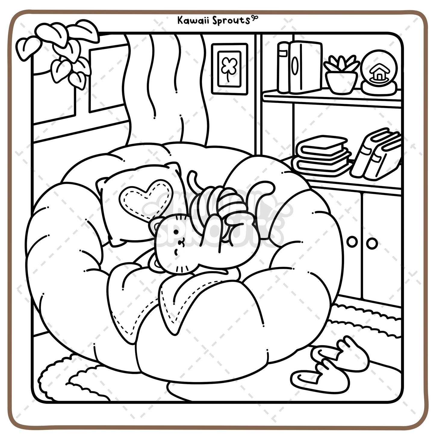 Kawaii Sprouts (Cute Little Moments) Coloring Book