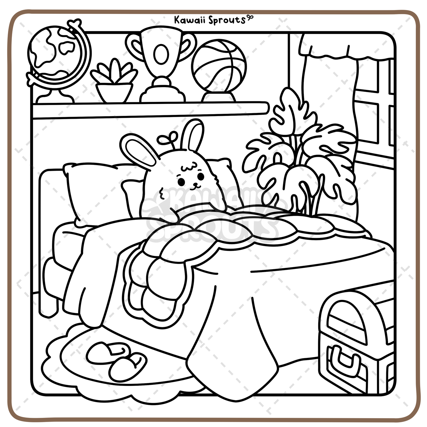 Kawaii Sprouts (Cute Little Moments) Coloring Book