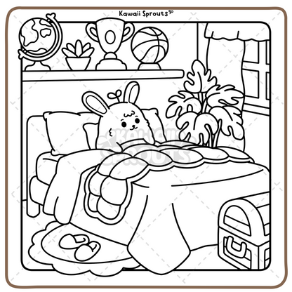 Kawaii Sprouts (Cute Little Moments) Coloring Book