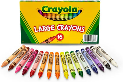 Crayola Large Crayons, Classic Colors, 16 Count