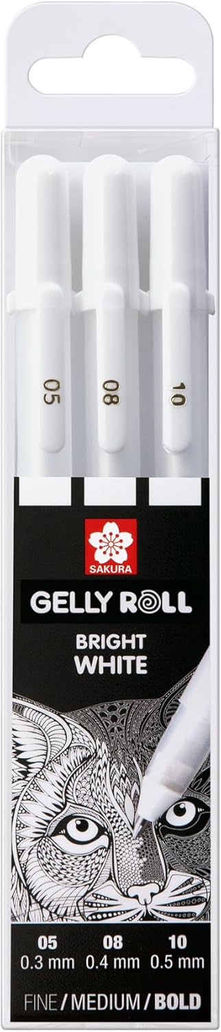 Basic White Gel Pens
