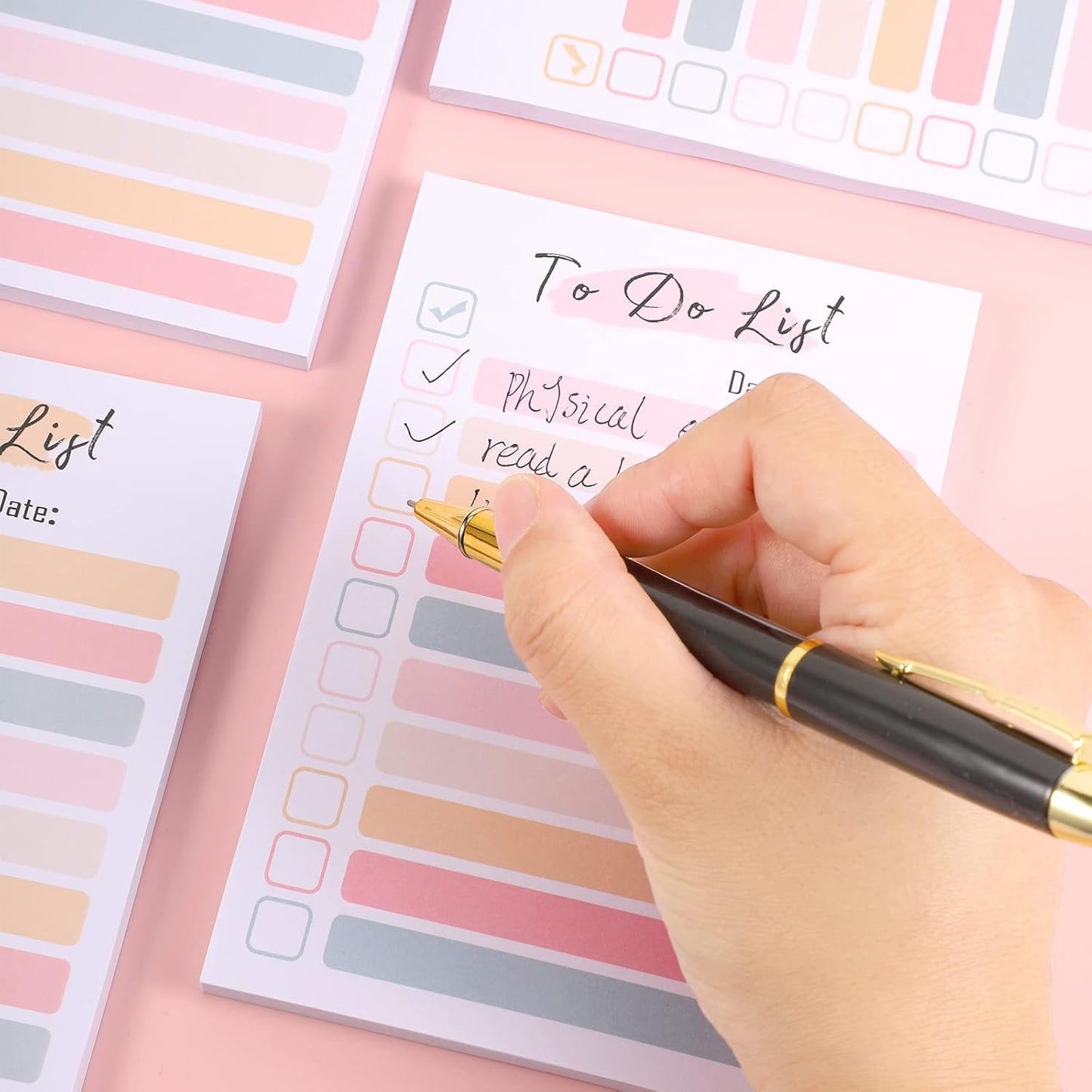 4 Packs to Do List Notepad