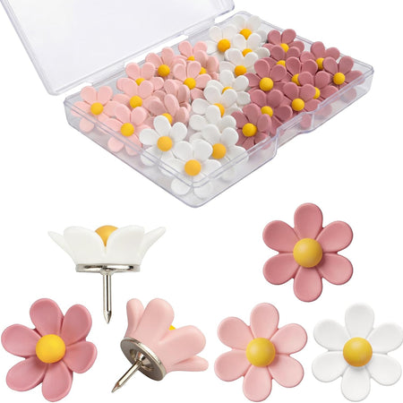 Flowers Push Pins
