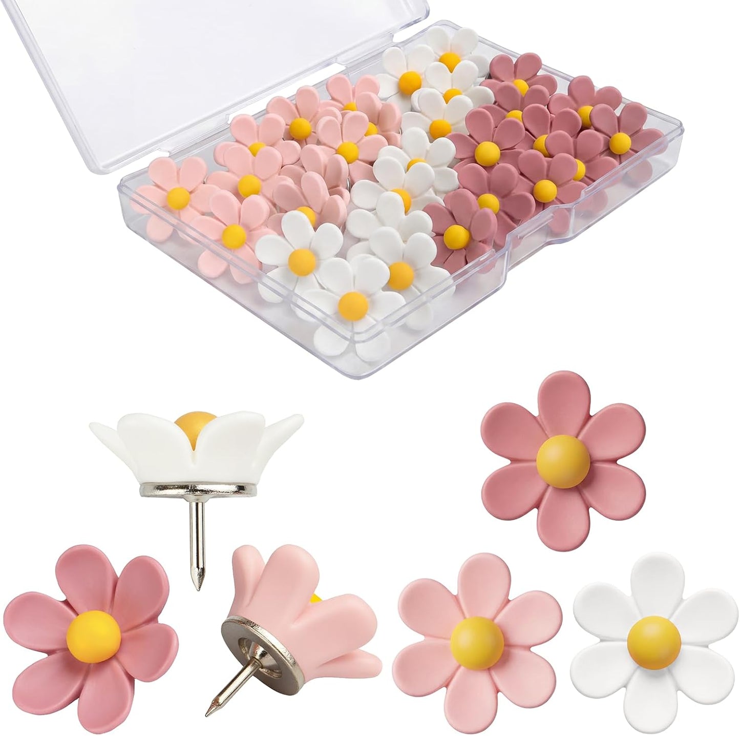 Flowers Push Pins