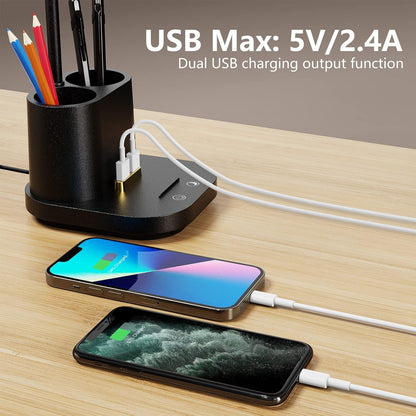 Desk Lamp with USB Charging Port