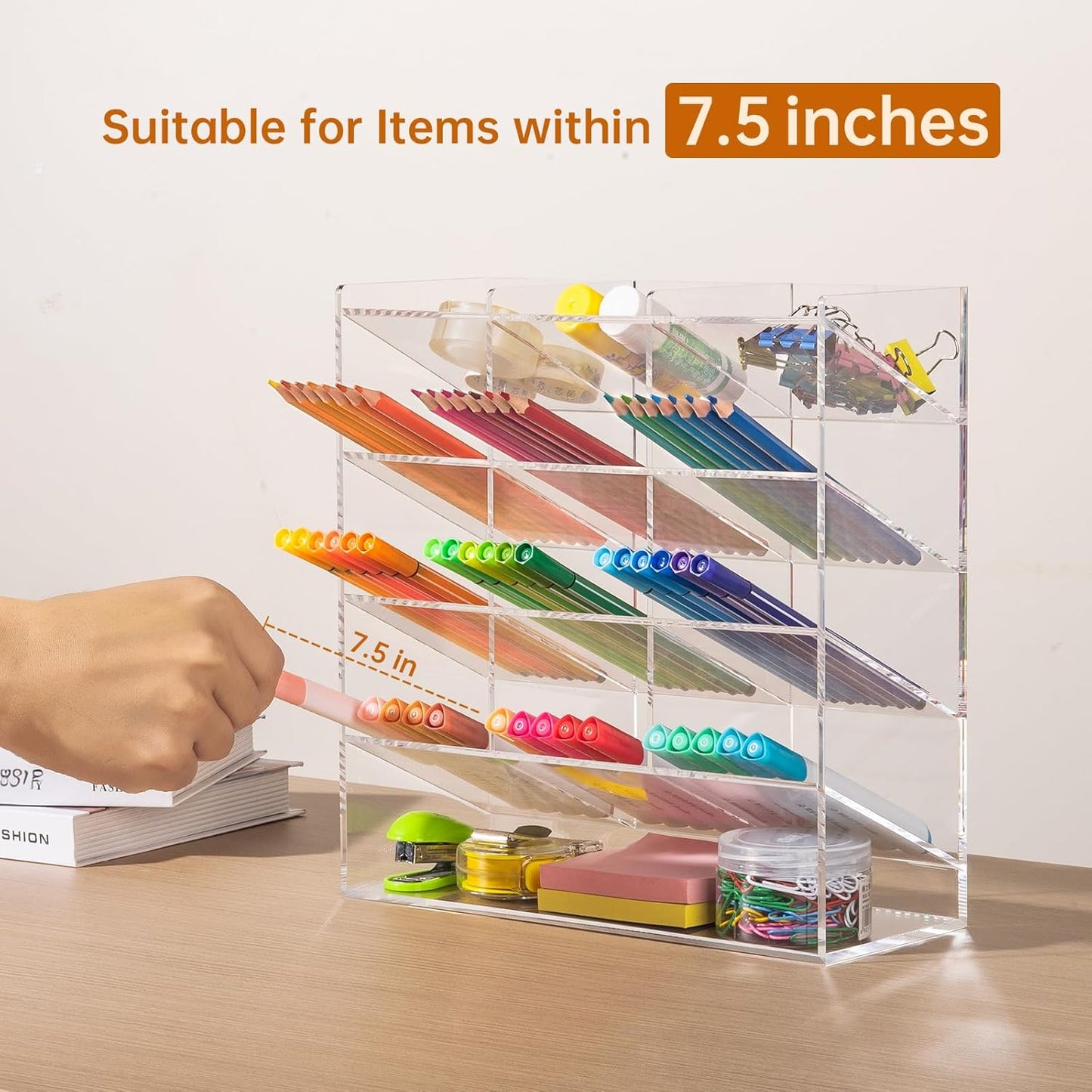 Acrylic Vertical Marker Organizer