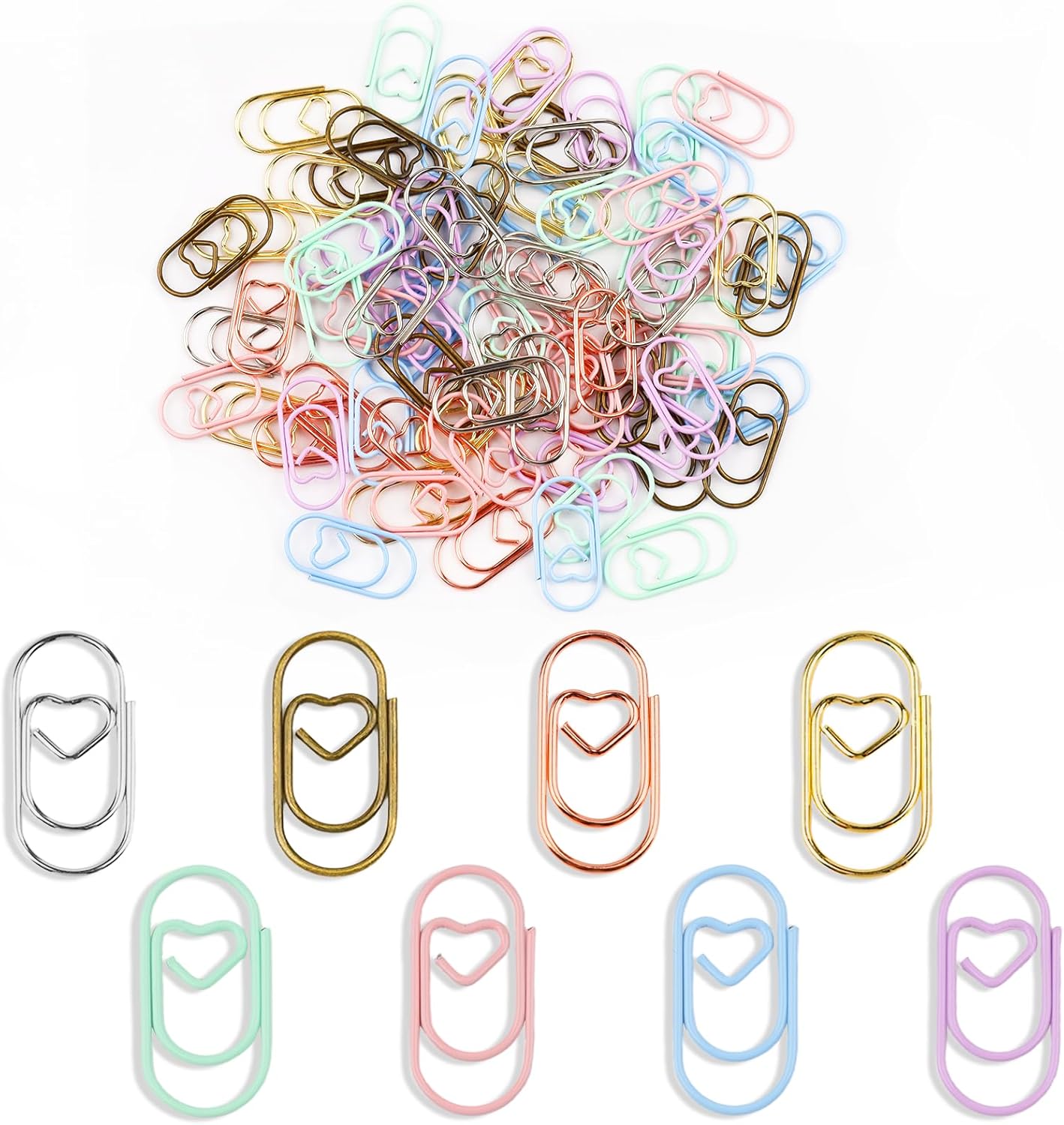 Heart Paper Clips