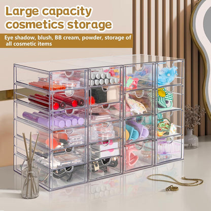 Acrylic Organizer with Drawers