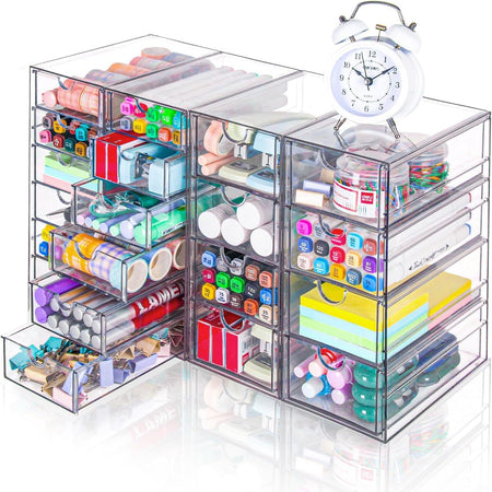 Acrylic Organizer with Drawers