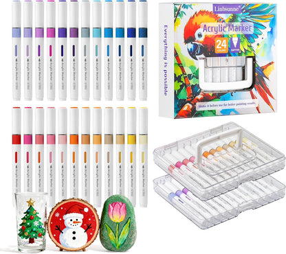 Linbsunne Paint Acrylic Markers