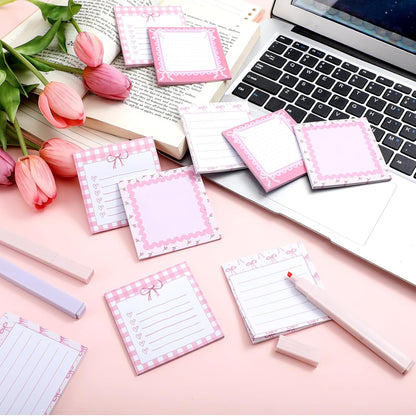 Coquette Bow Sticky Notes