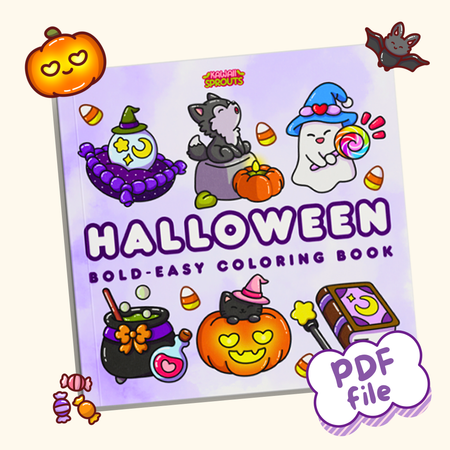 Halloween Bold & Easy - 50 Digital Pages