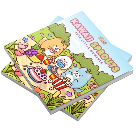 Kawaii Sprouts (Cute Little Moments) Coloring Book