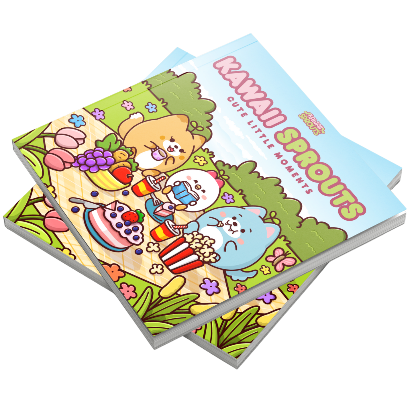 Kawaii Sprouts (Cute Little Moments) Coloring Book