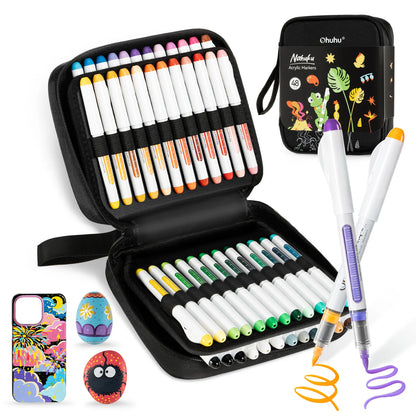 Ohuhu Acrylic Markers 48 Colors